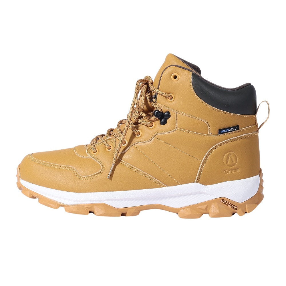 エアボーン（ARBN）（メンズ）スニーカー アウトドアシューズ BOOTS SNEAKER WP AB2023AWM-FTW002 YEL