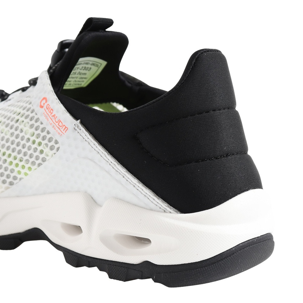 ジローム（GIRAUDM）（メンズ、レディース）スニーカー Multi Chaussure ホワイト ブラック SP3S0004-SH801-GRCDL WHT アウトドアシューズ レジャー