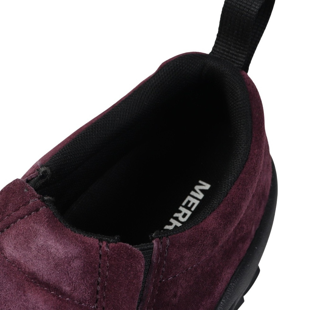 メレル（MERRELL）（レディース）モックシューズ スリッポン 撥水加工 ジャングル モック 005026 エンジ BURGUNDY スニーカー 秋冬用 室内履き 軽量