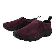(レディース)モックシューズ スリッポン 撥水加工 ジャングル モック 005026 エンジ BURGUNDY スニーカー 秋冬用 室内履き 軽量