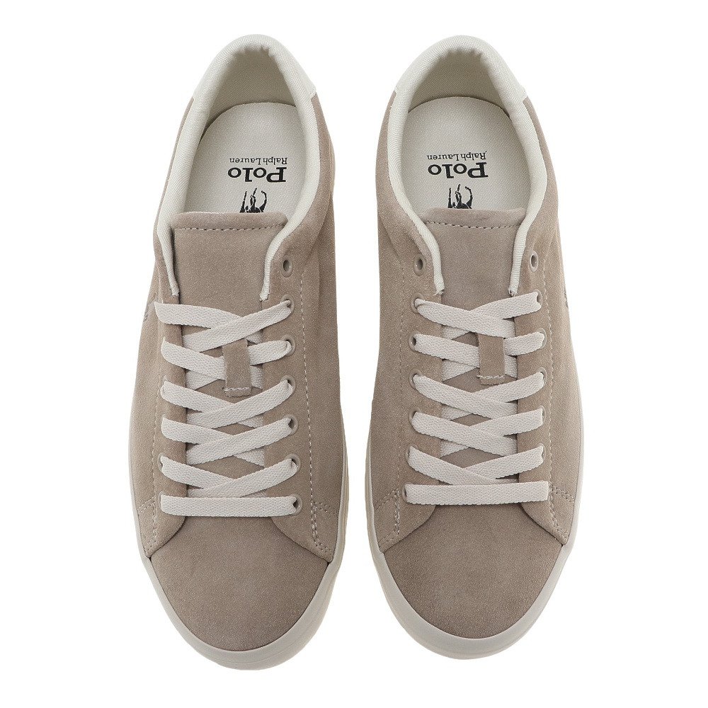 ラルフ ローレン スニーカー ベージュ メンズ ロングウッド Longwood スエード Mapoftw0ct スポーツ用品はスーパースポーツゼビオ