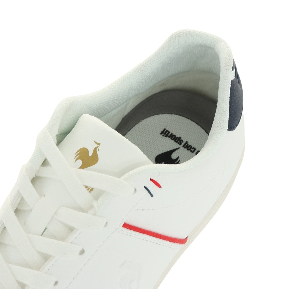 ルコックスポルティフ（lecoqsportif）（メンズ）スニーカー LCS シャトー II ホワイト QL1VJC10WN スポーツ シューズ タウン カジュアル 普段履き シンプル