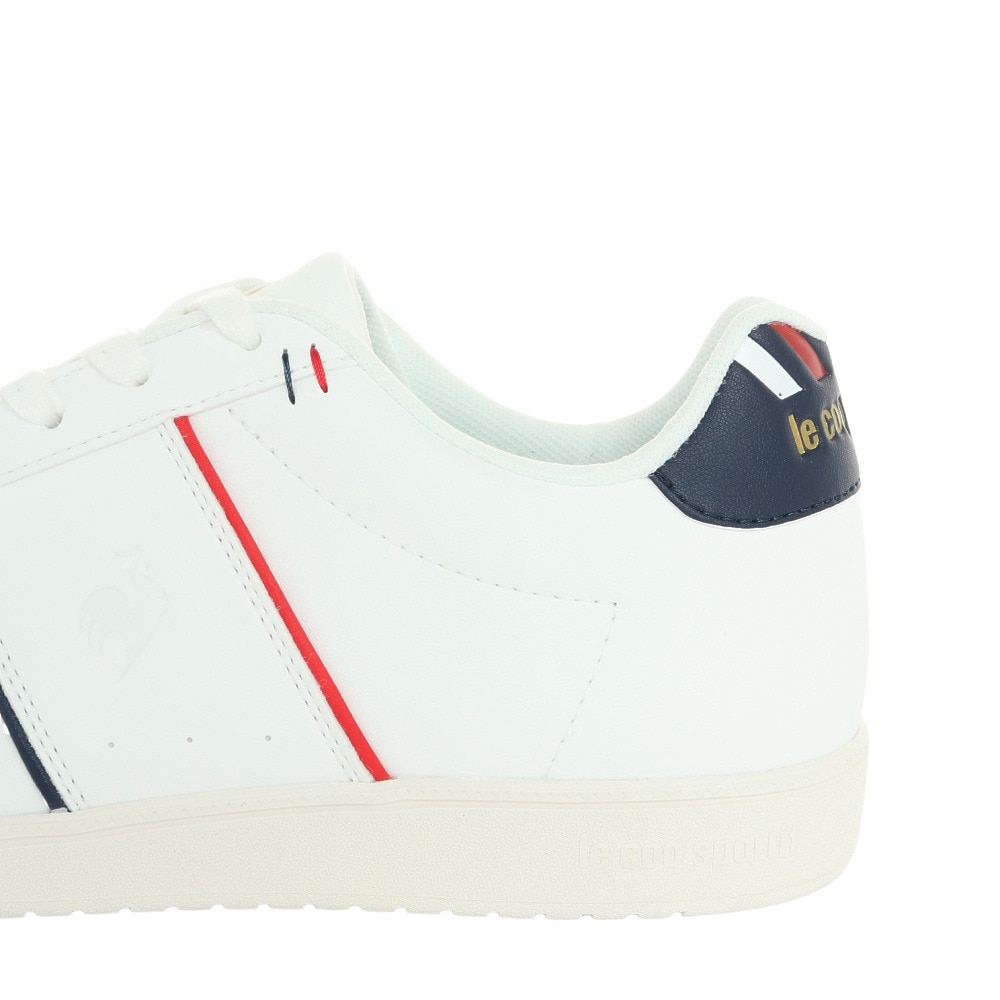 ルコックスポルティフ（lecoqsportif）（メンズ）スニーカー LCS シャトー II ホワイト QL1VJC10WN スポーツ シューズ タウン カジュアル 普段履き シンプル