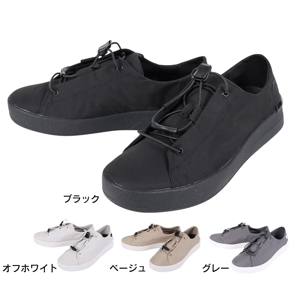 デサント（DESCENTE）（メンズ）スニーカー ウェサー イージー ロー ホワイト DM1VJC40WH スポーツシューズ ローカット 防水 消臭 雨 雨天