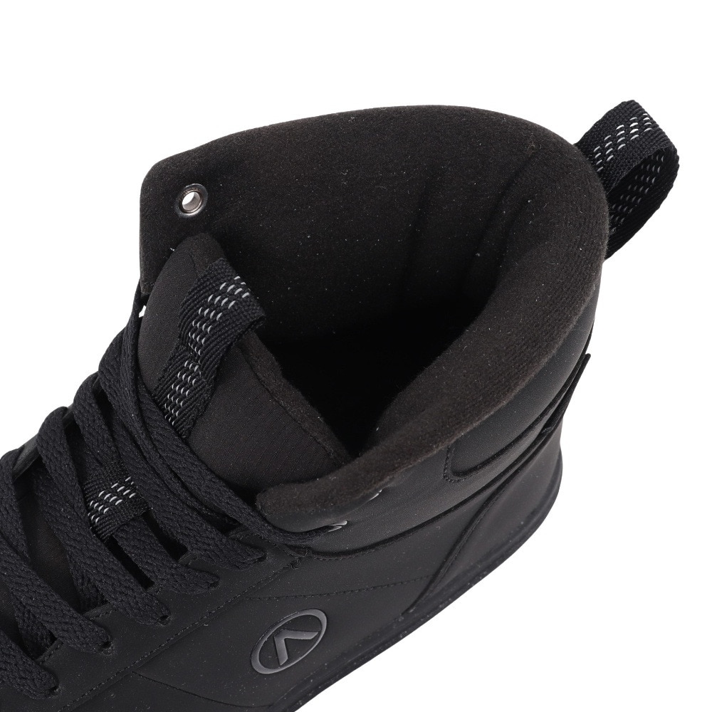 エアボーン（ARBN）（メンズ）スニーカー スポーツシューズ MIDCUT SNEAKER AB2024AWM-FTW001 BLK
