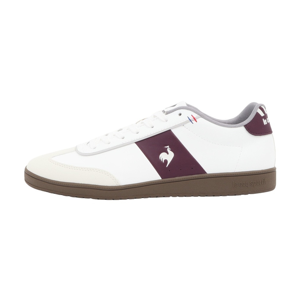 ルコックスポルティフ（lecoqsportif）（メンズ）スニーカー スポーツシューズ LCS ガレ III ホワイト レッド LU5FSN55UZ WHWR シューズ