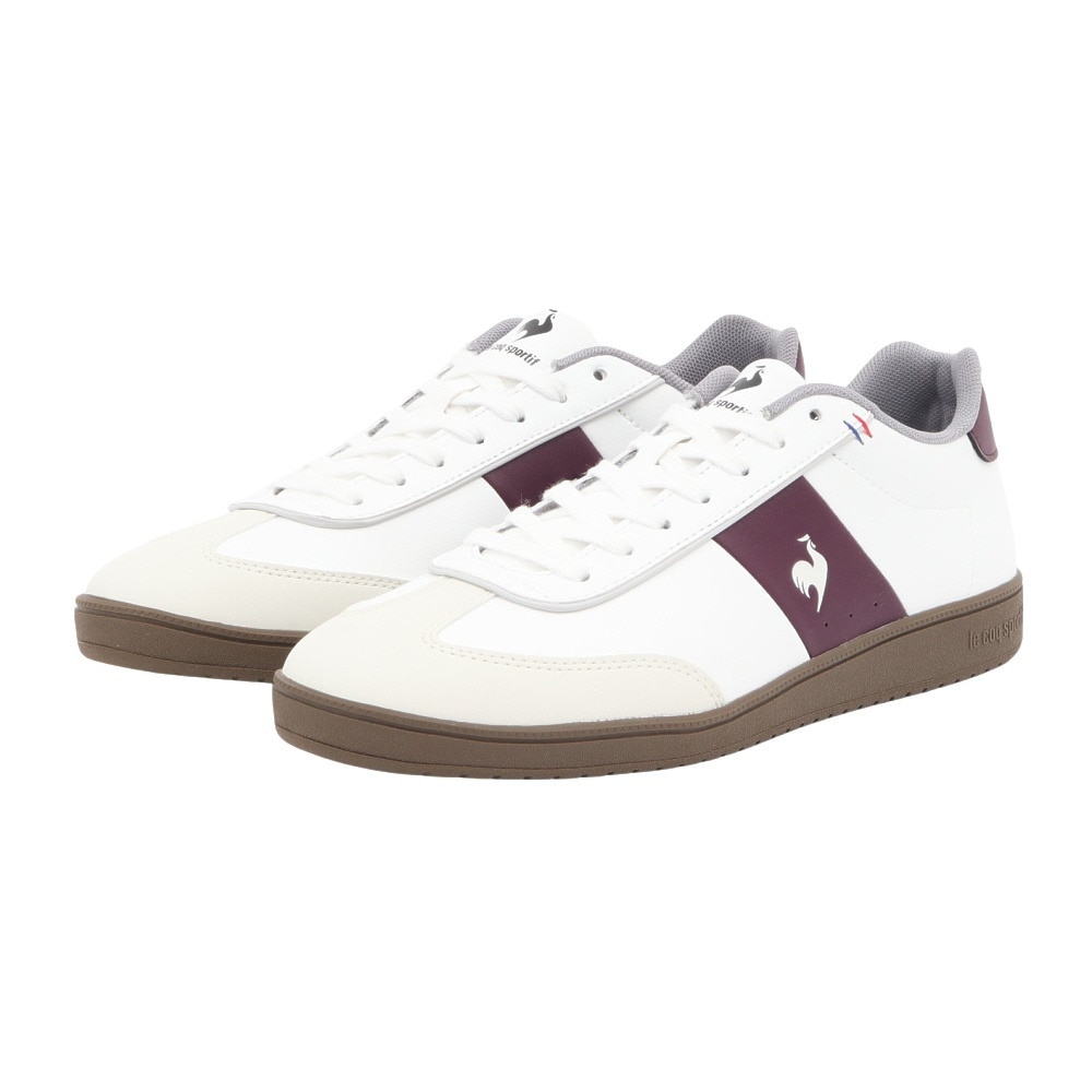 ルコックスポルティフ（lecoqsportif）（メンズ）スニーカー スポーツシューズ LCS ガレ III ホワイト レッド LU5FSN55UZ WHWR シューズ