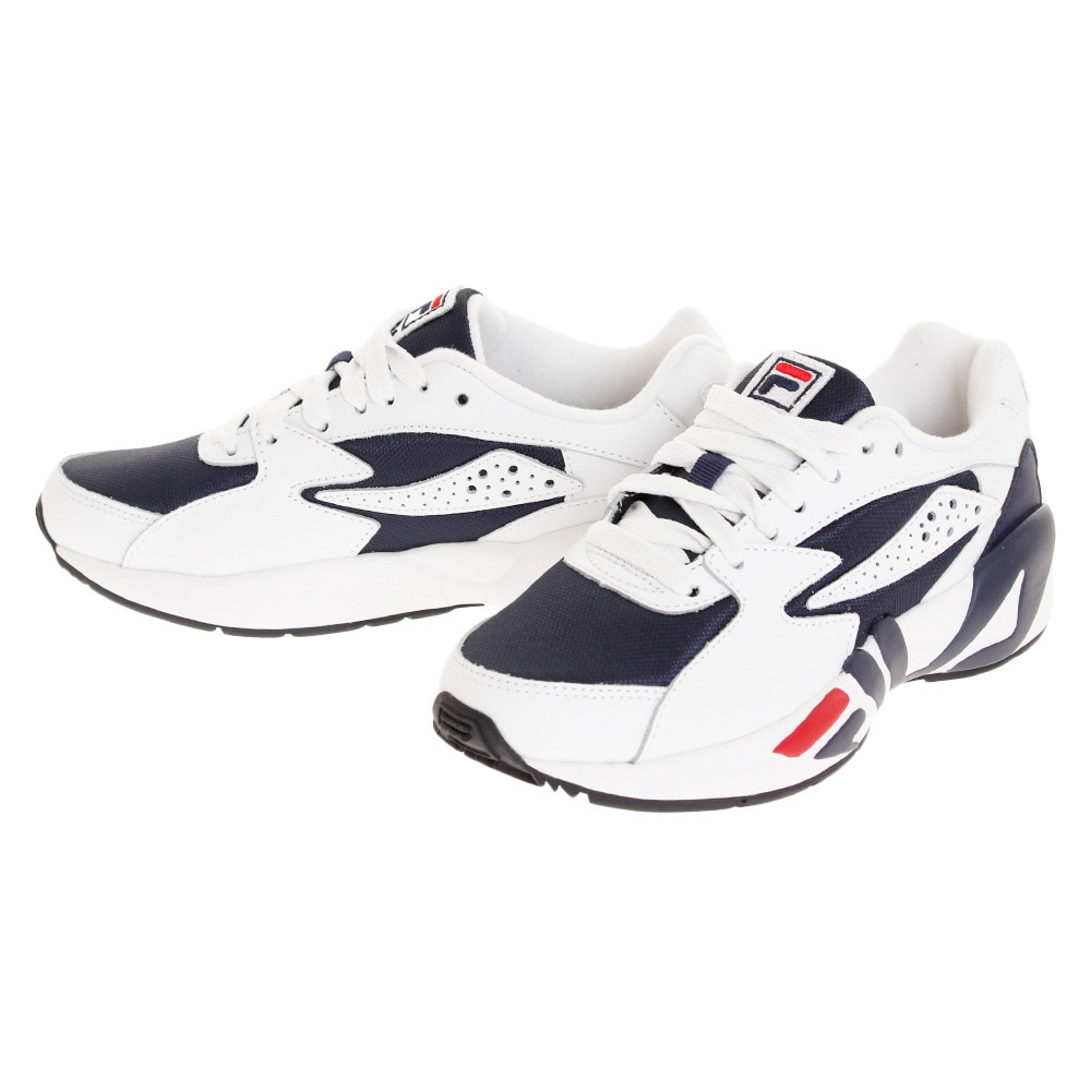  【多少の傷汚れありの為大奉仕】スニーカー マインドブロワー WH/NV/RD F01830125-802 スポーツシューズ★★★