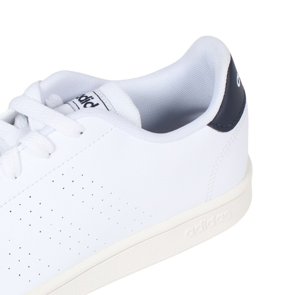 アディダス（adidas）（レディース）アドバンコート 白 ホワイト ネイビー FW2588 スニーカー スポーツシューズ レディース 通学 カジュアル アウトドア★★★