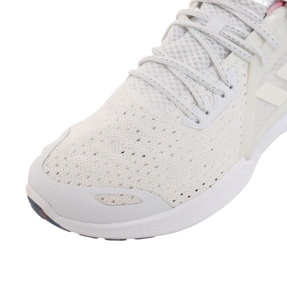 アディダス（adidas）（レディース）クライマクール ベント 白 ホワイト FZ2406 スポーツシューズ 通学 学生 ランニングシューズ 通気性 シンプル カジュアル