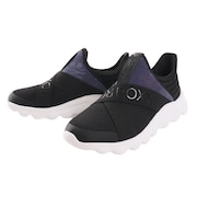 ロキシー（ROXY）（レディース）スニーカー レディース スリッポン オンザムーブ 黒 ON THE MOVE 4 ブラック パープル 21FWRFT214301BGR