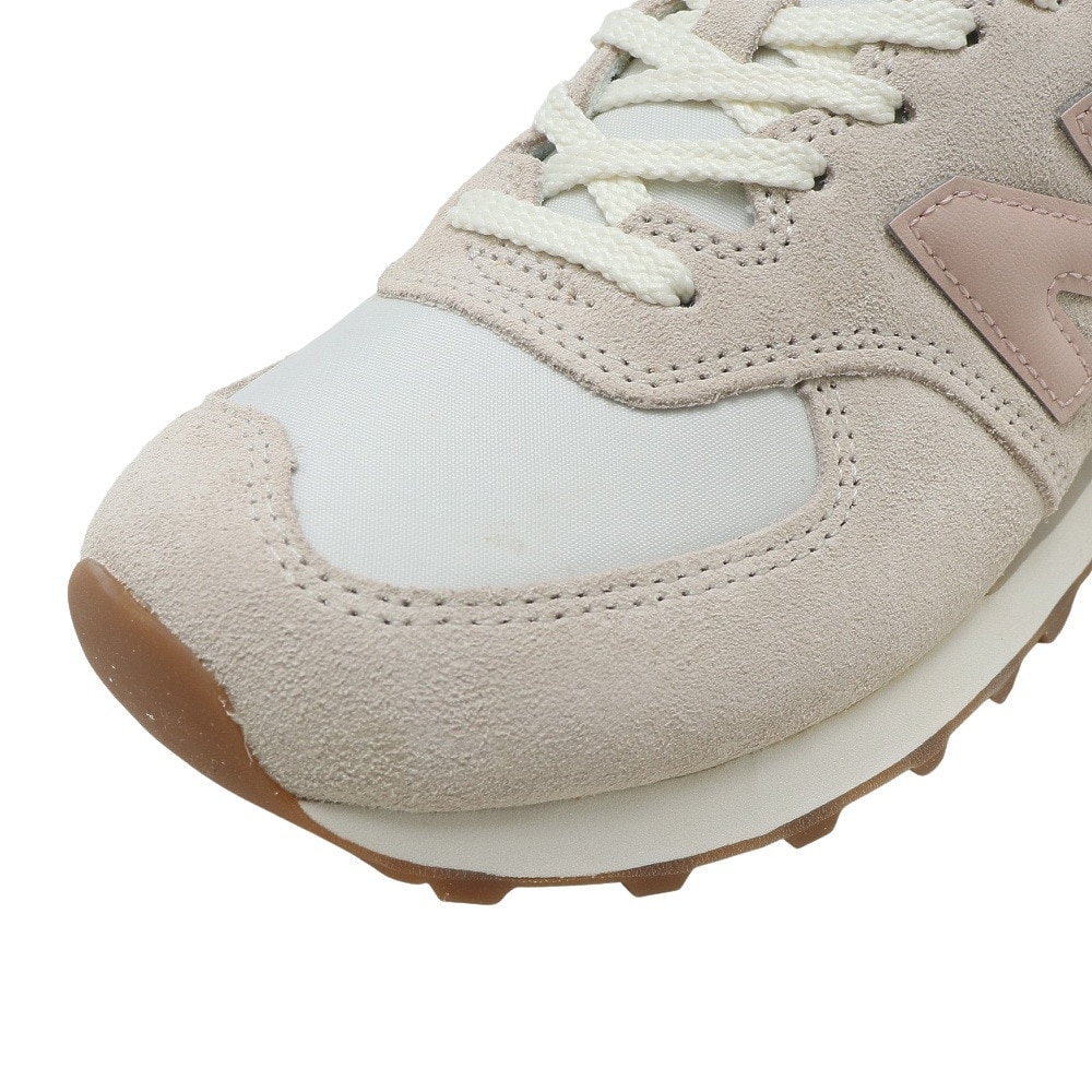 ニューバランス ニューバランス New Balance レディース 574 ライトグレー ピンク U574re2 D スニーカー スポーツシューズ カジュアル スエード クッション レトロ 靴 スポーツ用品はスーパースポーツゼビオ