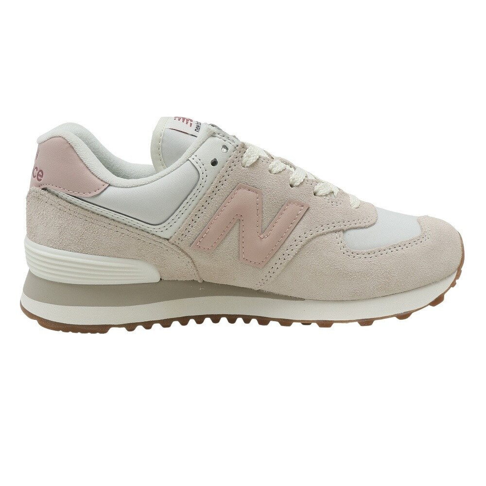 ニューバランス ニューバランス New Balance レディース 574 ライトグレー ピンク U574re2 D スニーカー スポーツシューズ カジュアル スエード クッション レトロ 靴 スポーツ用品はスーパースポーツゼビオ