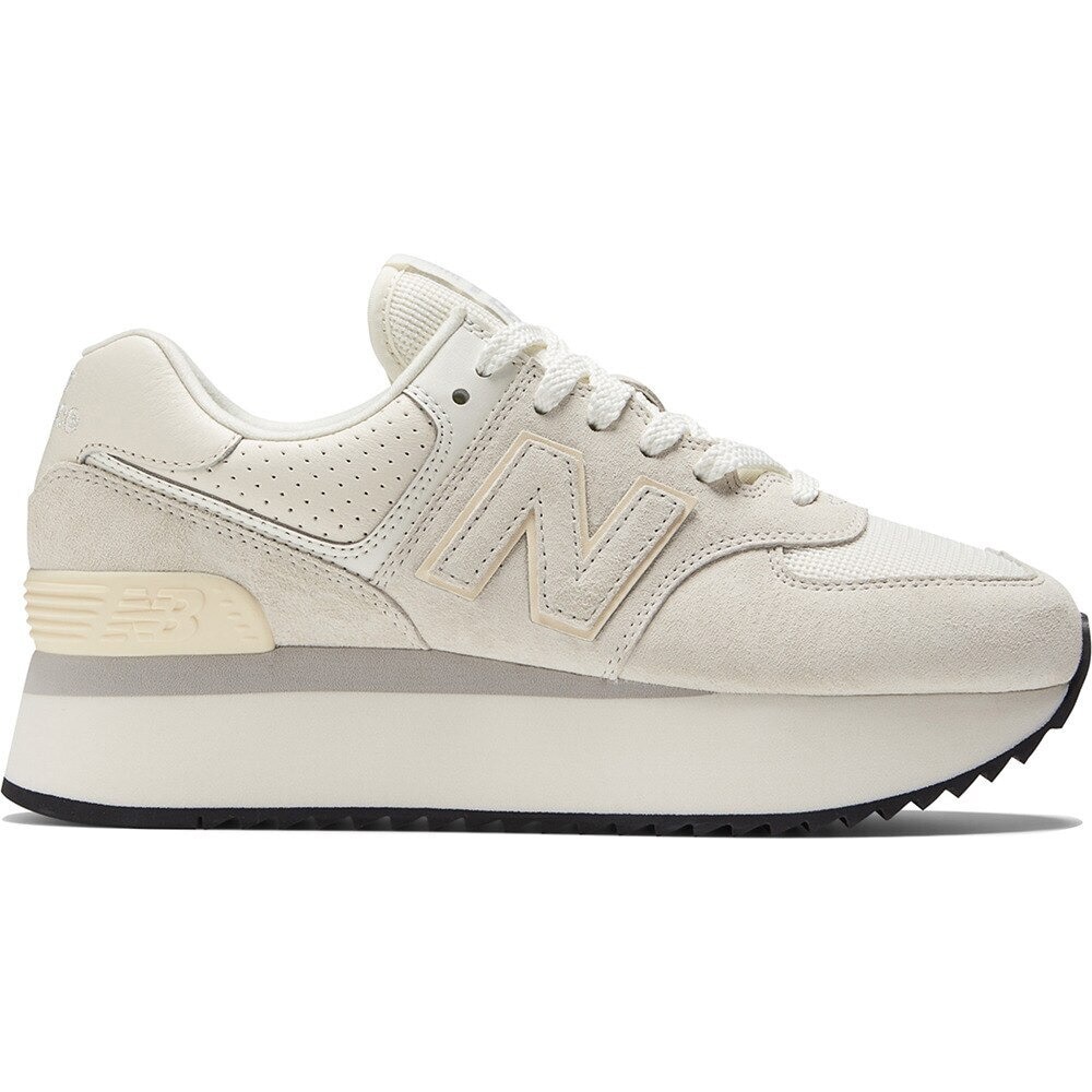 new  balance574 厚底スニーカー ゼブラ×ホワイト