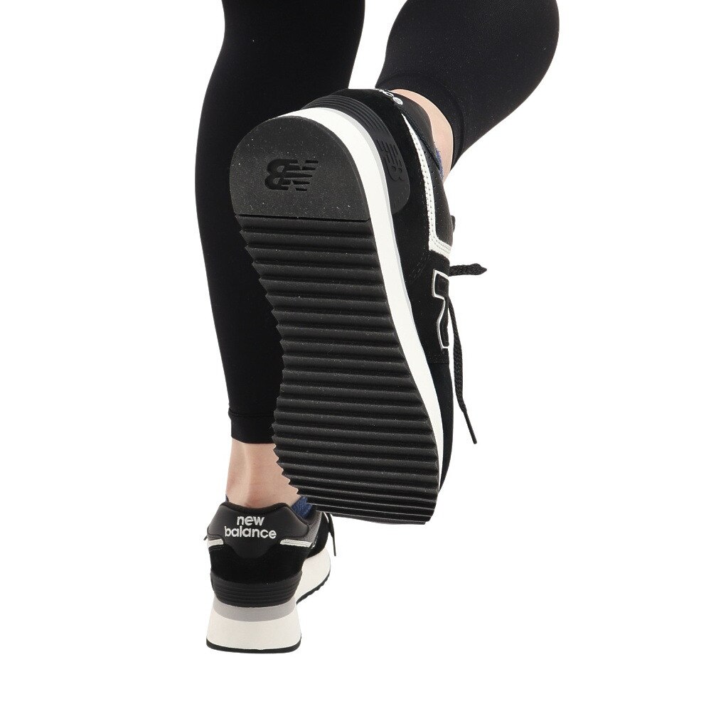 ニューバランス（new balance）（レディース）スニーカー レディース 574+ ブラック WL574ZABB