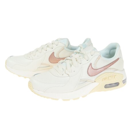 ナイキ（NIKE）（レディース）スニーカー エア マックス エクシー レザー AIRMAX EXCEE LEA アイボリー DM0837-100 スポーツ カジュアル タウン シューズ 