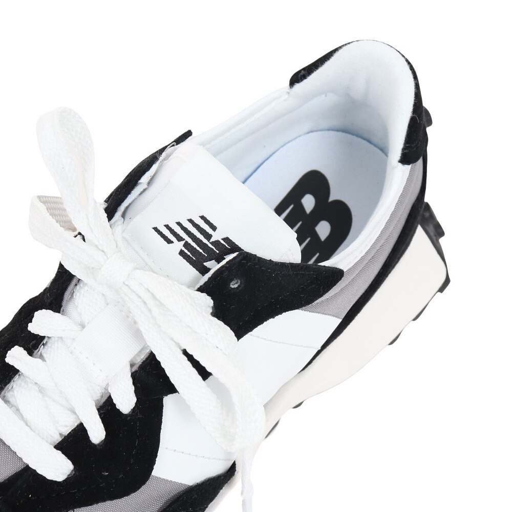 ニューバランス（new balance）（レディース）スニーカー 327 EC ブラック U327WECD スポーツ カジュアル シューズ スエード 普段履き タウン 