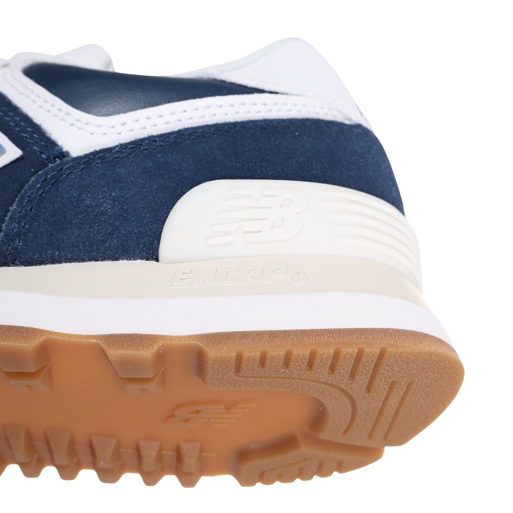 ニューバランス（new balance）（レディース）スニーカー 574 ネイビー ブルー U574BU2D スポーツ カジュアル シューズ デイリーユース 日常履き タウン