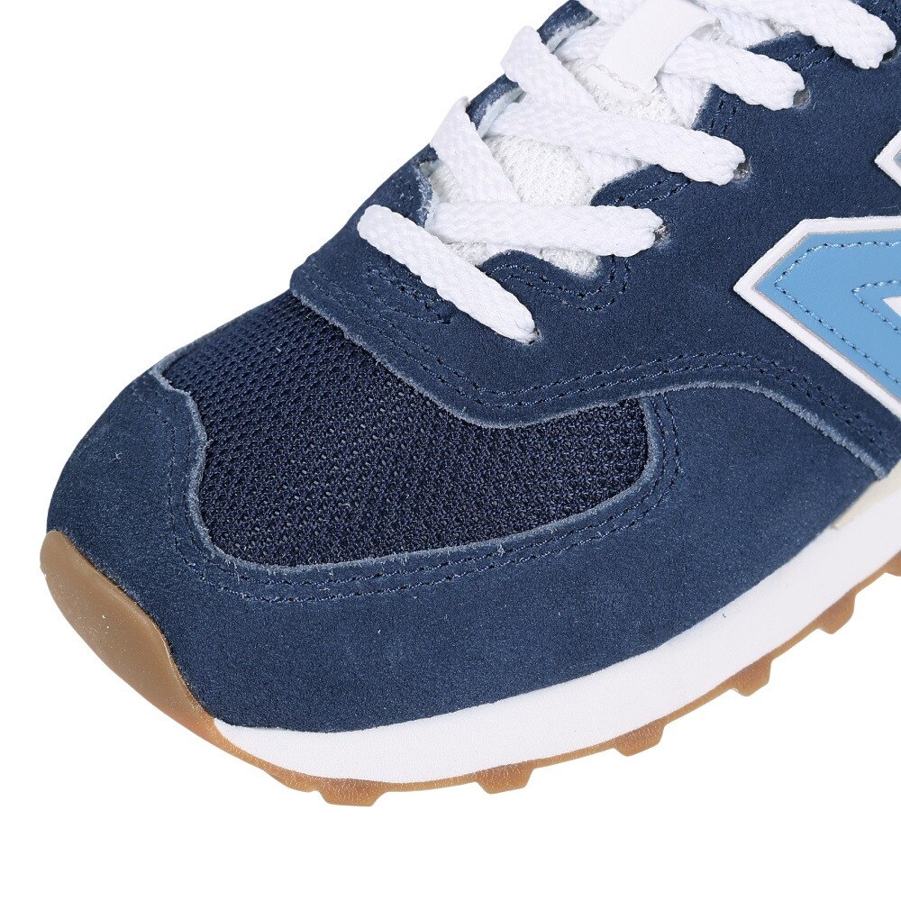 ニューバランス（new balance）（レディース）スニーカー 574 ネイビー ブルー U574BU2D スポーツ カジュアル シューズ デイリーユース 日常履き タウン