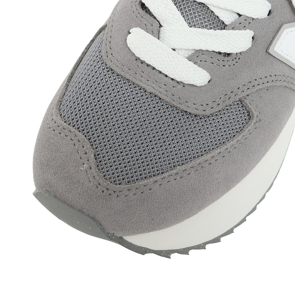 ニューバランス（new balance）（レディース）スニーカー 574+ SD グレー WL574ZSDB スポーツ タウン シューズ 厚底 スエード 普段履き カジュアル 登校
