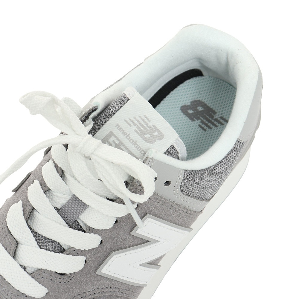 ニューバランス（new balance）（レディース）スニーカー 574+ SD グレー WL574ZSDB スポーツ タウン シューズ 厚底 スエード 普段履き カジュアル 登校