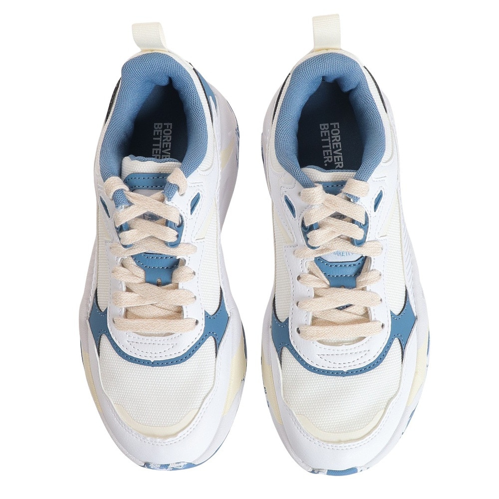 プーマ（PUMA）（レディース）スニーカー トリニティ ベター ホワイト ブルー 38929001 スポーツ ウォーキング シューズ タウン 普段使い 厚底
