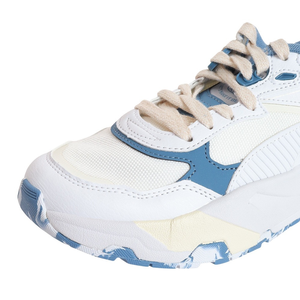 プーマ（PUMA）（レディース）スニーカー トリニティ ベター ホワイト ブルー 38929001 スポーツ ウォーキング シューズ タウン 普段使い 厚底