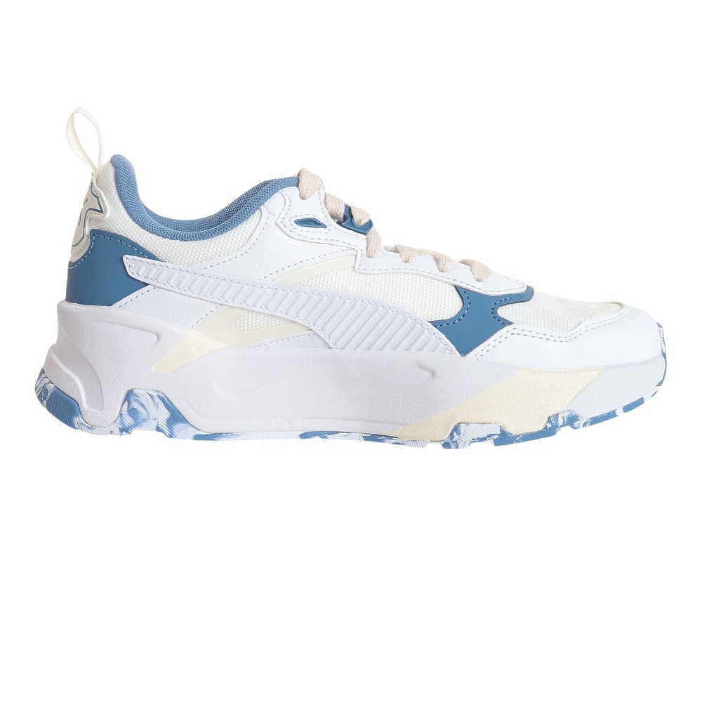 プーマ（PUMA）（レディース）スニーカー トリニティ ベター ホワイト ブルー 38929001 スポーツ ウォーキング シューズ タウン 普段使い 厚底