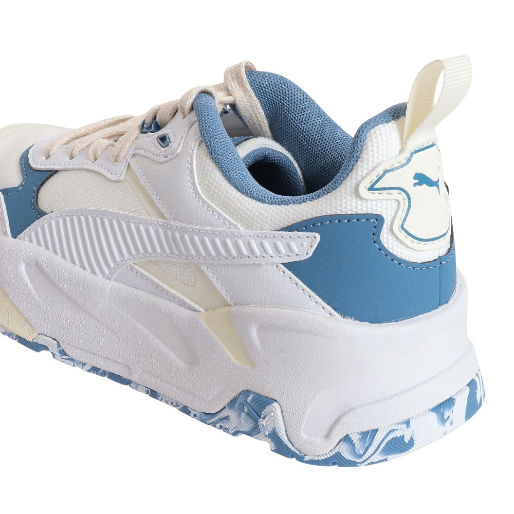 プーマ（PUMA）（レディース）スニーカー トリニティ ベター ホワイト ブルー 38929001 スポーツ ウォーキング シューズ タウン 普段使い 厚底