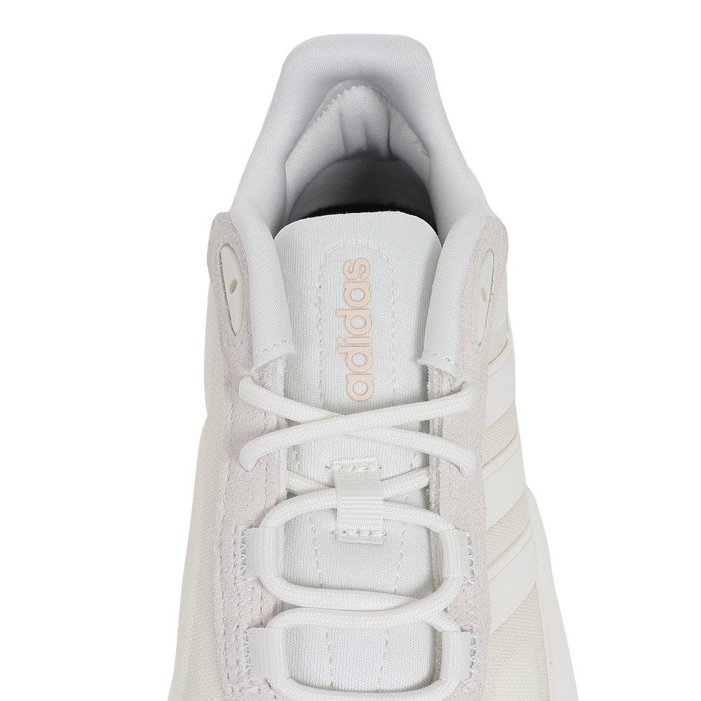 アディダス（adidas）（レディース）スニーカー アボゼル W 白 しろ シロ ホワイト GX1727 シューズ スポーツ カジュアル 厚底 反発 ランニング 普段履き