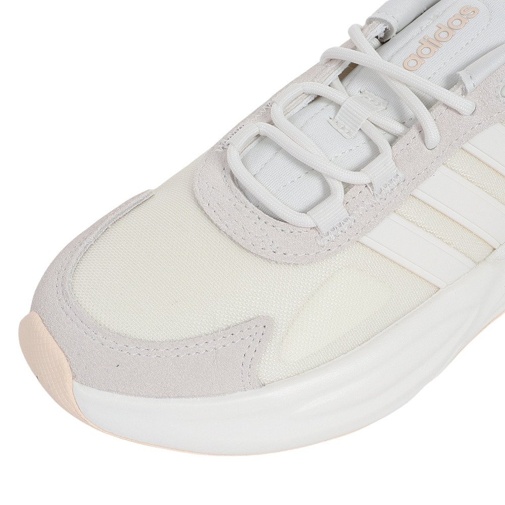 アディダス（adidas）（レディース）スニーカー アボゼル W 白 しろ シロ ホワイト GX1727 シューズ スポーツ カジュアル 厚底 反発 ランニング 普段履き