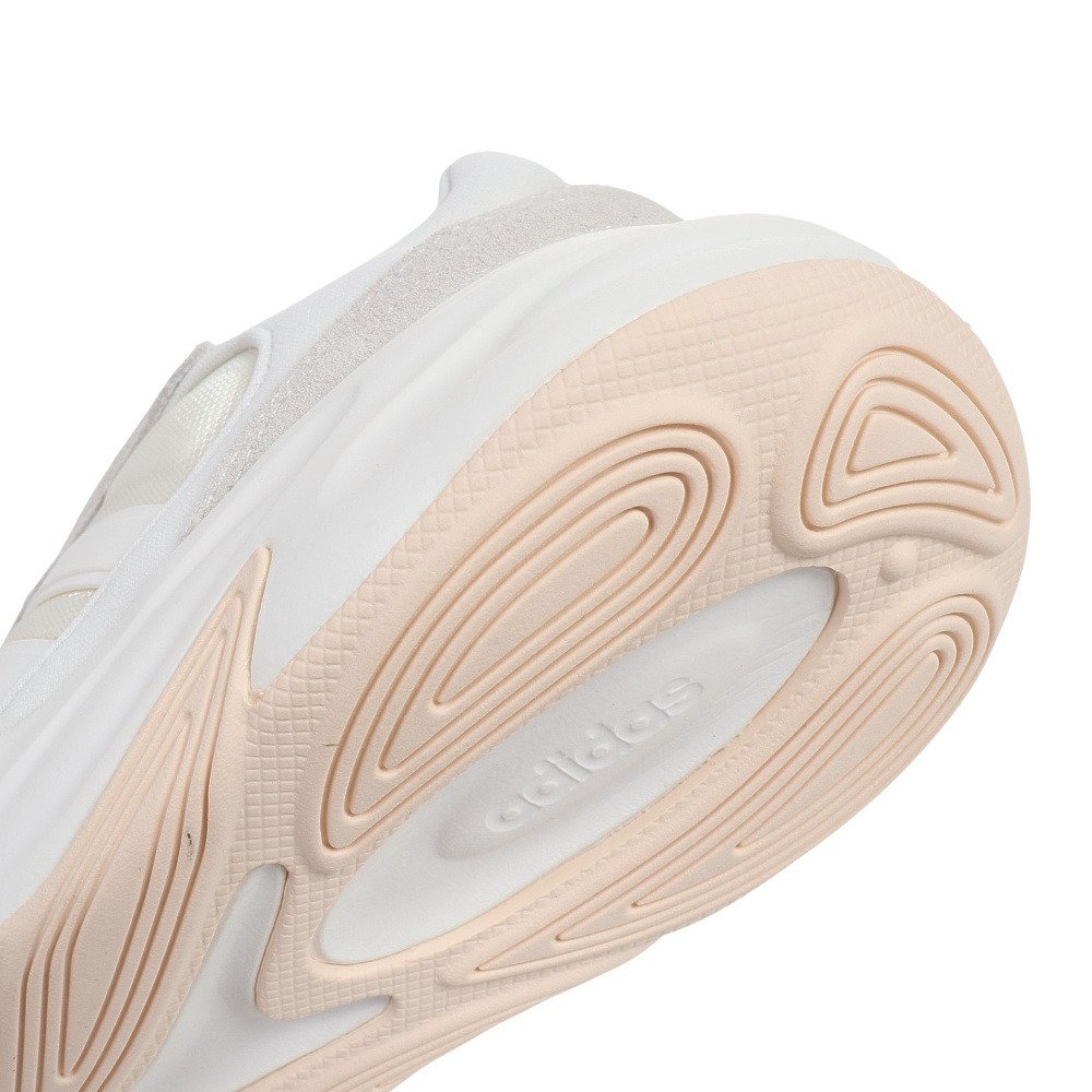 アディダス（adidas）（レディース）スニーカー アボゼル W 白 しろ シロ ホワイト GX1727 シューズ スポーツ カジュアル 厚底 反発 ランニング 普段履き