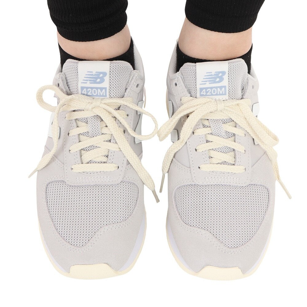 ニューバランス（new balance）（レディース）スニーカー 420 WL420M GG B ライトグレー スポーツ カジュアル シューズ タウン 通勤 安定性 耐久性