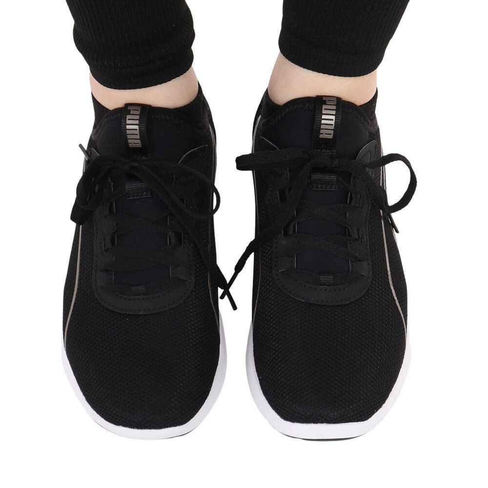 プーマ（PUMA）（レディース）スニーカー ソフトライド レミフェム ブラック 37937801 スポーツ ランニングシューズ クッション性 軽量 通気性