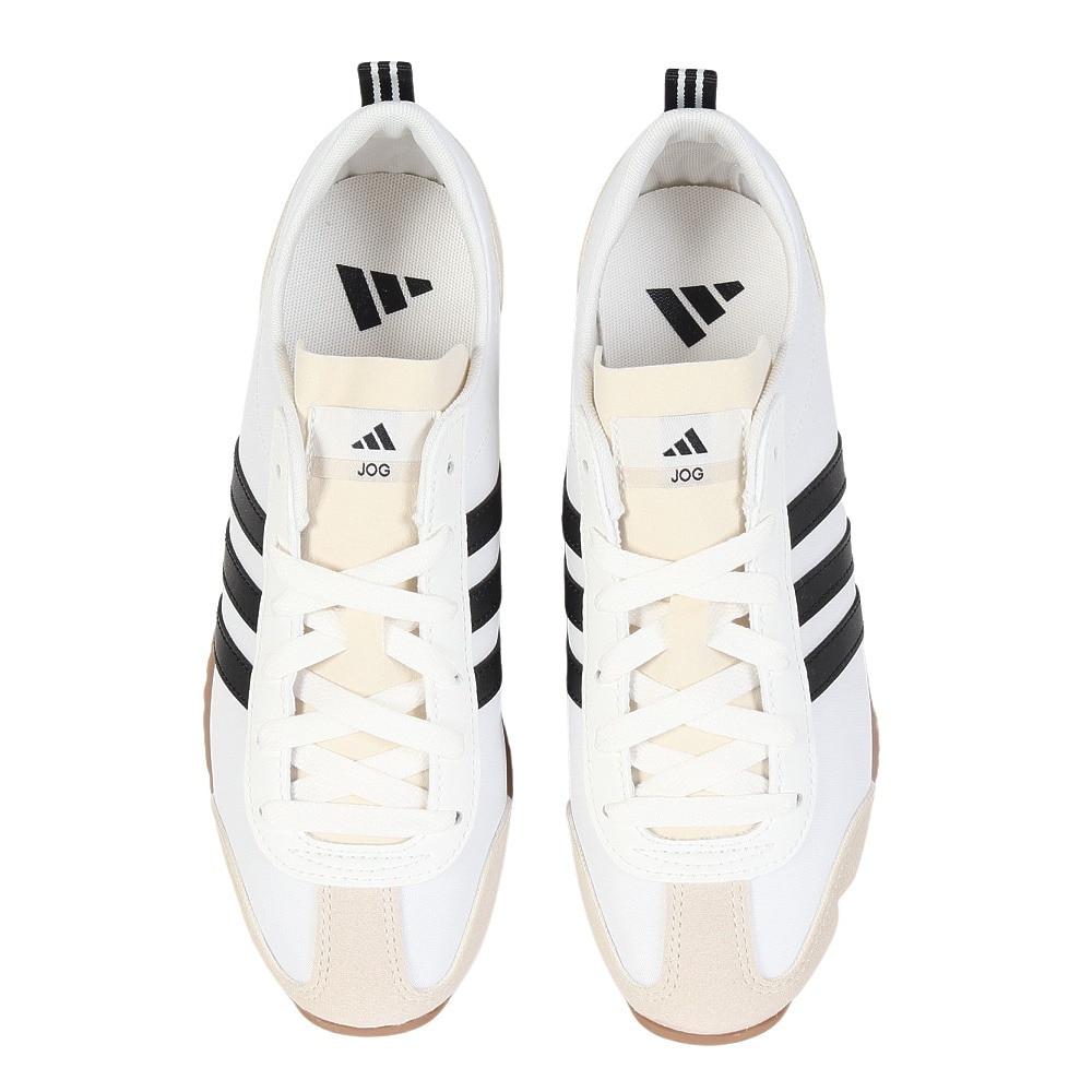 アディダス（adidas）（レディース）スニーカー VSジョグ2.0 パールホワイト JI2436 カジュアル スポーツシューズ ランニング タウン  街履き 日常履き 旅行 | スポーツ用品はスーパースポーツゼビオ