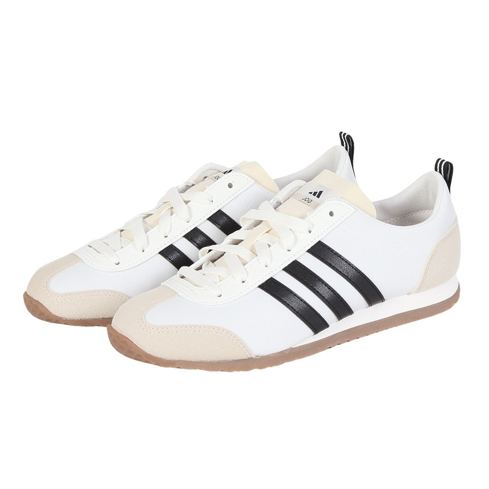 アディダス（adidas）（レディース）スニーカー VSジョグ2.0 パールホワイト JI2436 カジュアル スポーツシューズ ランニング タウン  街履き 日常履き 旅行 | スポーツ用品はスーパースポーツゼビオ