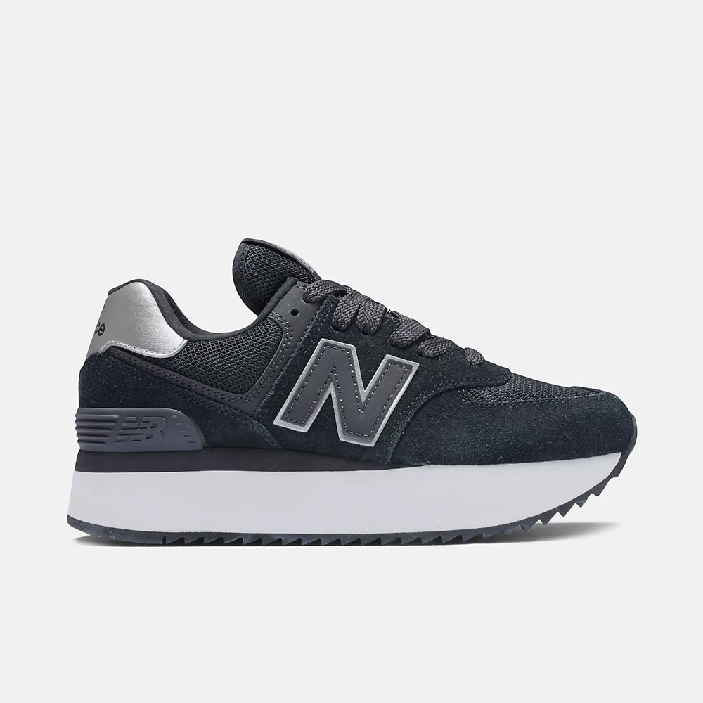 ニューバランス（new balance）（レディース）スニーカー スポーツシューズ 574+ ブラック WL574ZNJB カジュアルシューズ