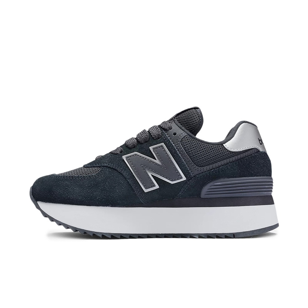 ニューバランス（new balance）（レディース）スニーカー スポーツシューズ 574+ ブラック WL574ZNJB カジュアルシューズ