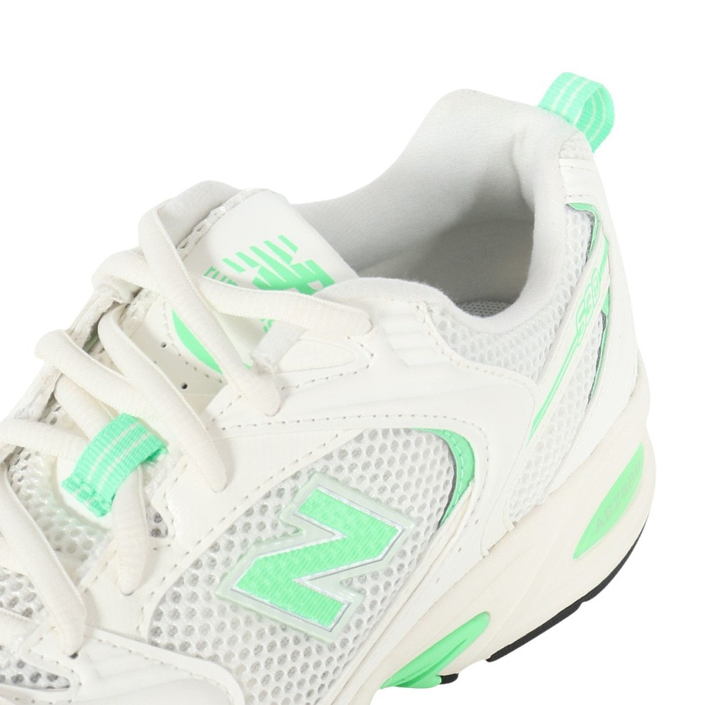ニューバランス（new balance）（レディース）スニーカー スポーツシューズ 530 ホワイト グリーン U530CSID スポーツ カジュアルシューズ