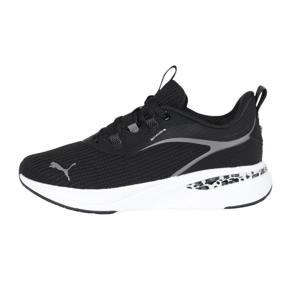 プーマ（PUMA）（レディース）スニーカー スポーツシューズ ソフトライド チャーム アニマル ブラック 31296701 カジュアルシューズ