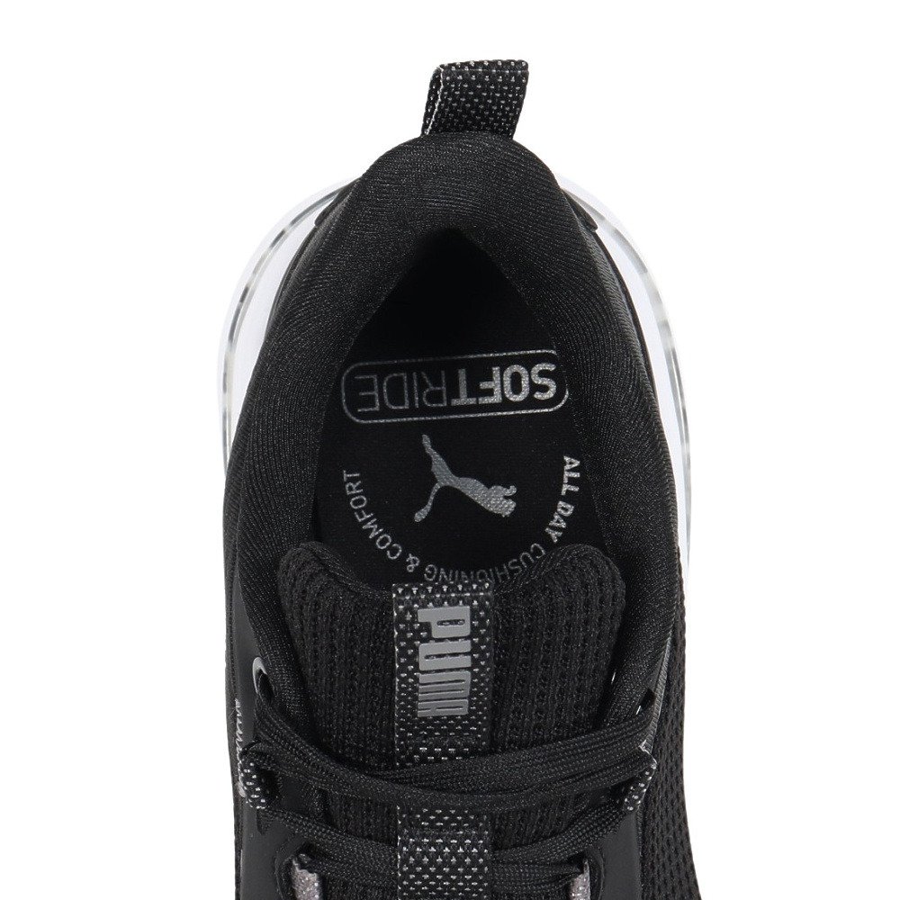 プーマ（PUMA）（レディース）スニーカー スポーツシューズ ソフトライド チャーム アニマル ブラック 31296701 カジュアルシューズ