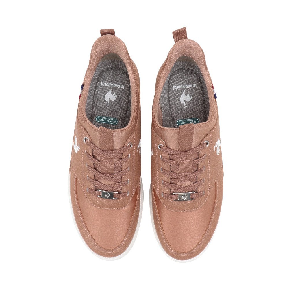 ルコックスポルティフ（lecoqsportif）（レディース）スニーカー スポーツシューズ LCSローヌ SI ピンク ホワイト LU6SSN00LZ PKWH カジュアル シューズ