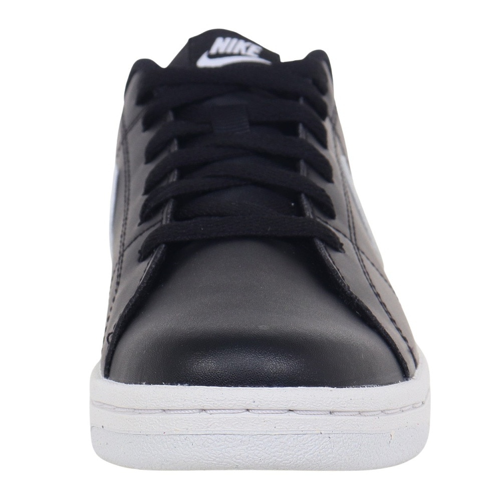 ナイキ（NIKE）（レディース）スニーカー コート ロイヤル 2 NN ブラック ホワイト DH3159-001 スポーツシューズ  シンプル リサイクル 通学 学生 カジュアル