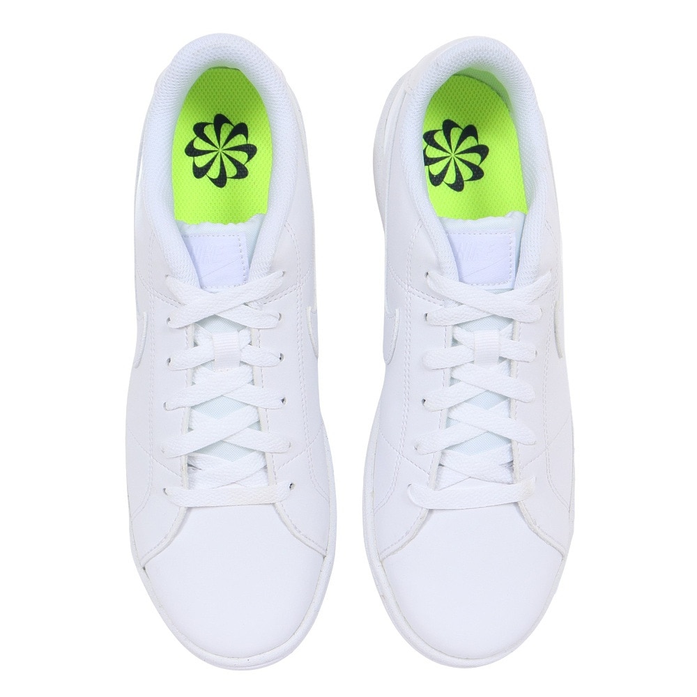 ナイキ（NIKE）（メンズ、レディース）スニーカー コート ロイヤル 2 NN ホワイト DH3159-100 スポーツシューズ  シンプル リサイクル 通学 学生 カジュアル