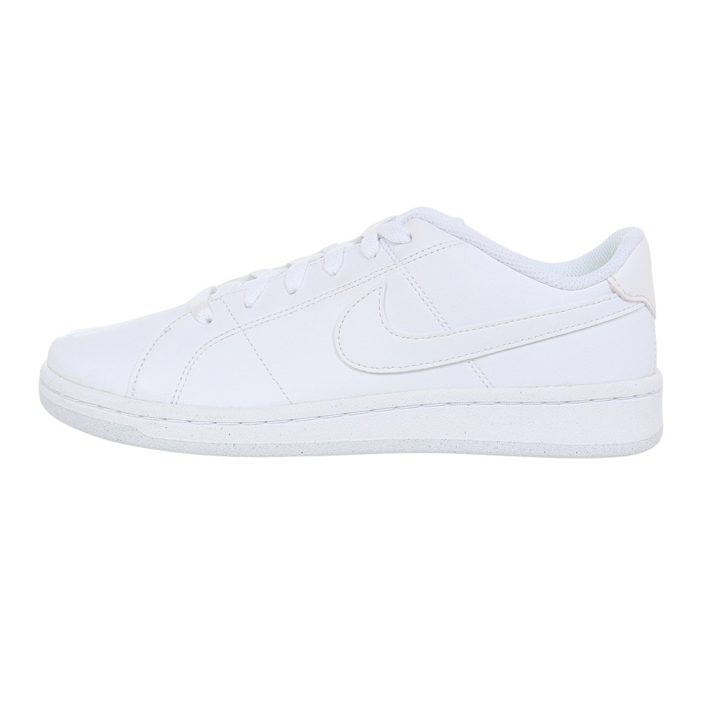 ナイキ（NIKE）（レディース）スニーカー コート ロイヤル 2 NN ホワイト DH3159-100 スポーツシューズ カジュアル 靴 シンプル ローカット 通学 学生