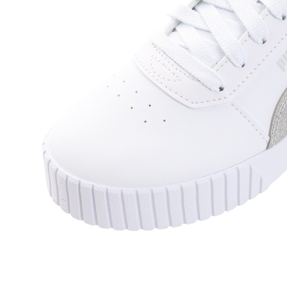 プーマ プーマ Puma レディース キャリーナ 2 0 ディストレスト ホワイト シルバー 白 スニーカー スポーツシューズ カジュアル 厚底 ローカット 運動 スポーツ用品はスーパースポーツゼビオ