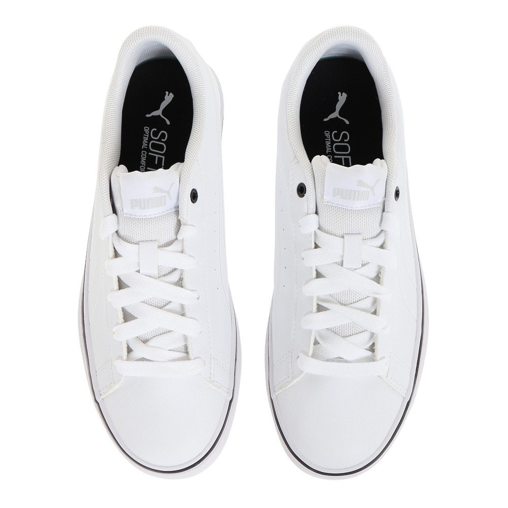 プーマ（PUMA）（レディース）V コート バルク EB 白 ホワイト 38990801 スニーカー スポーツシューズ レディース 靴 シューズ 普段履き タウンユース