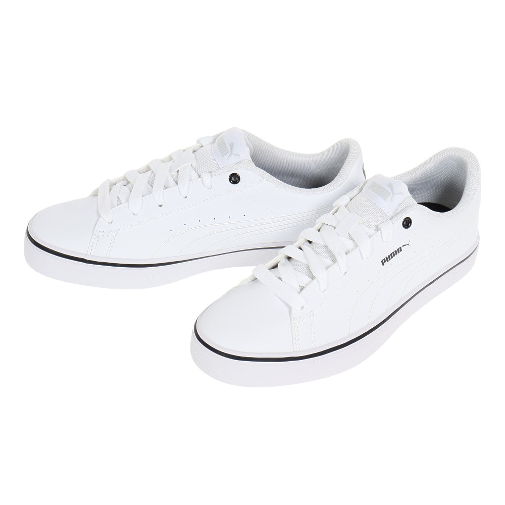プーマ（PUMA）（レディース）V コート バルク EB 白 ホワイト 38990801 スニーカー スポーツシューズ レディース 靴 シューズ 普段履き タウンユース