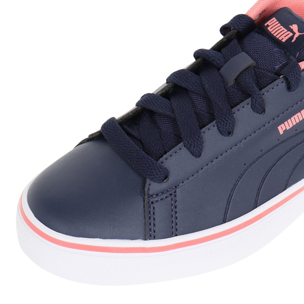 プーマ（PUMA）（レディース）V コート バルク EB 紺 ネイビー ピンク 38990803 スニーカー スポーツシューズ レディース 靴 シューズ 普段履き タウンユース