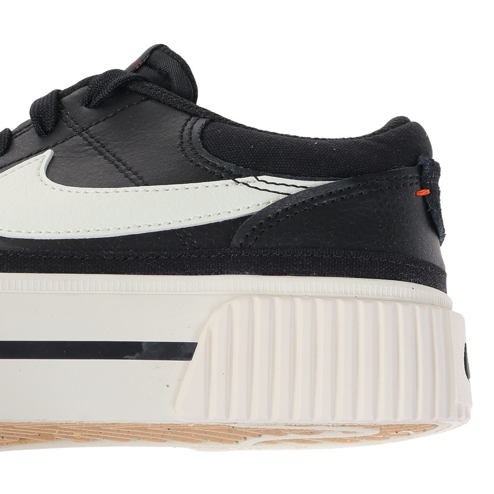 ナイキ（NIKE）（レディース）スニーカー ウィメンズ コート レガシー リフト ブラック DM7590-001 タウン カジュアル シューズ 厚底 普段履き 街履き 運動靴
